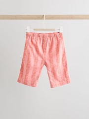 Pink Paisley 100% Cotton Woven Floral Baby Trousers Set (0mths-2yrs) - Image 4 of 12