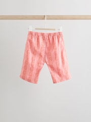 Pink Paisley 100% Cotton Woven Floral Baby Trousers Set (0mths-2yrs) - Image 6 of 12