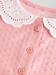 Pink/ White Floral Jersey Baby Dresses 2 Pack (0mths-3yrs) - Image 8 of 11