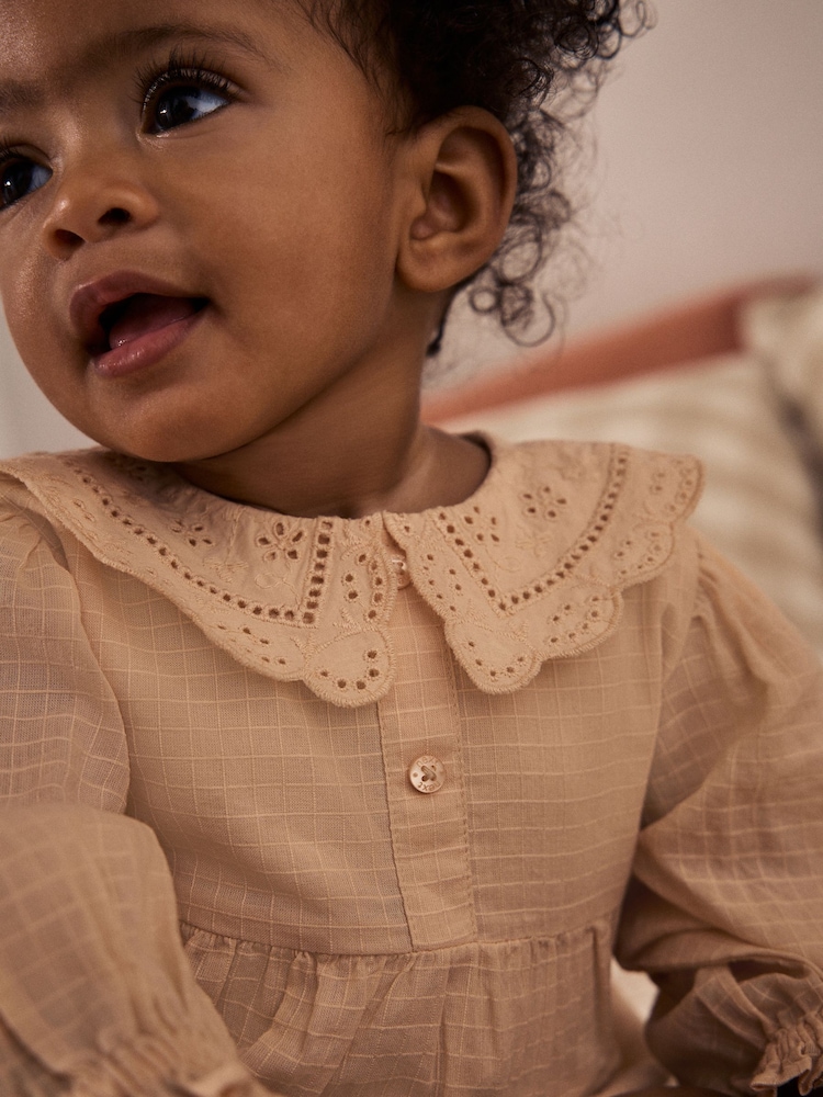 Peach Pink Baby Bloomer Romper (0mths-3yrs) - Image 5 of 11