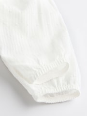 Ecru/White Broderie Baby Bloomer Romper (0mths-3yrs) - Image 9 of 9
