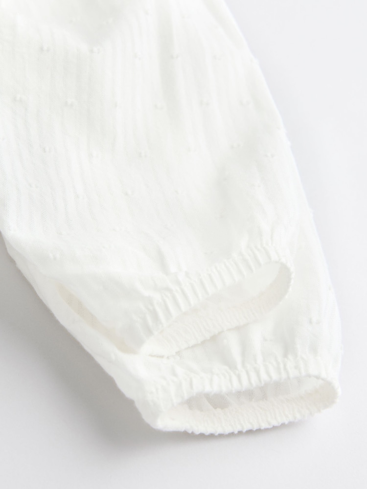 Ecru/White Broderie Baby Bloomer Romper (0mths-3yrs) - Image 9 of 9