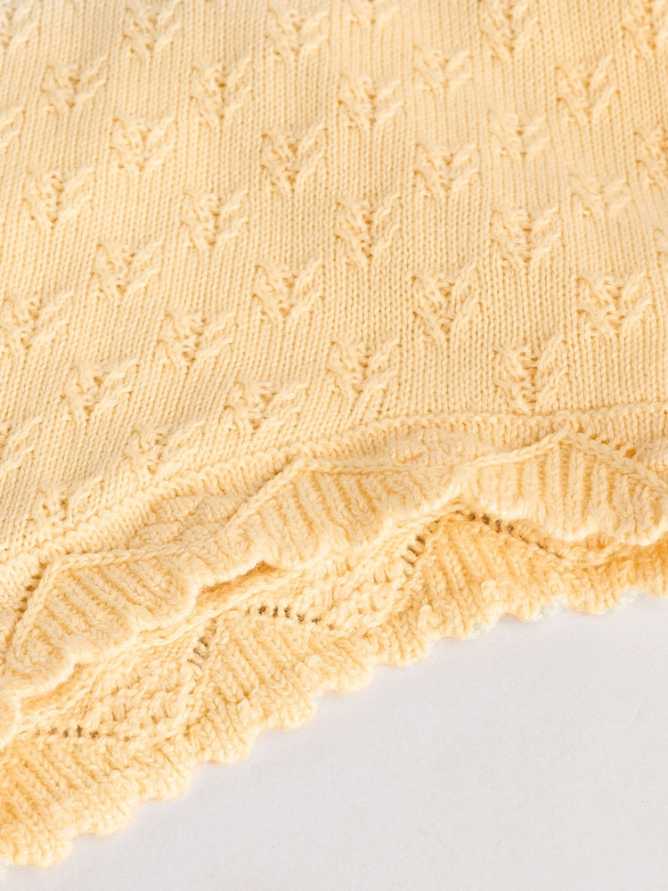 Gelber bestickter Kragen - Gestricktes Baby-Top und Shorts im Set aus 100 % Baumwolle (0M.–2J.) - Bild 17 von 17 Gelber bestickter Kragen - Gestricktes Baby-Top und Shorts im Set aus 100 % Baumwolle (0M.–2J.) - Bild 17 von 17