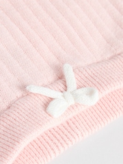 Pink Knitted Baby Top and Shorts Set (0mths-2yrs) - Image 17 of 17