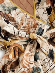 Floral Quilted Reversible Kimono Wrap - Image 7 of 7
