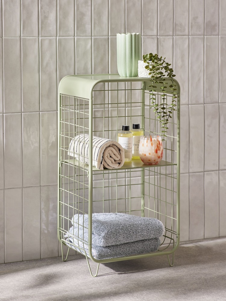 Green Sage Wire Storage Caddy - Image 1 of 6