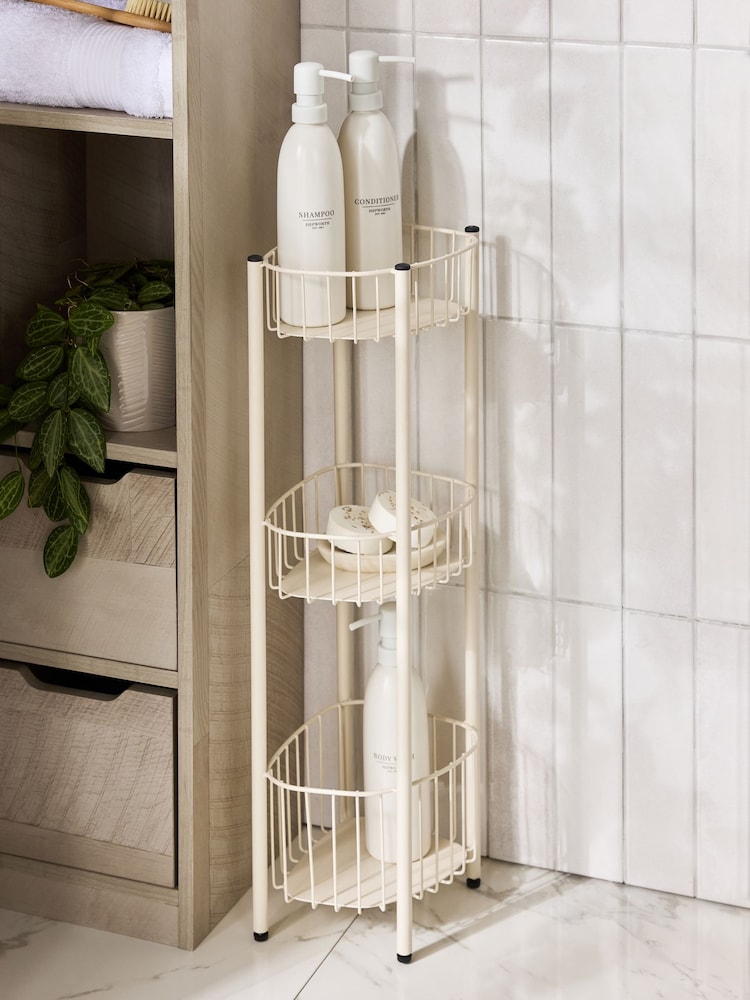 Cream Pebble Storage Caddy - Image 1 of 5