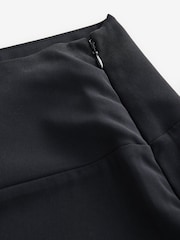 Black Crepe Mini Skirt - Image 6 of 7