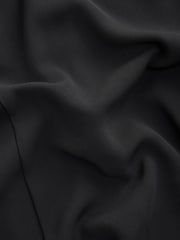 Black Sleeveless Scoop Back Mini Dress - Image 9 of 9