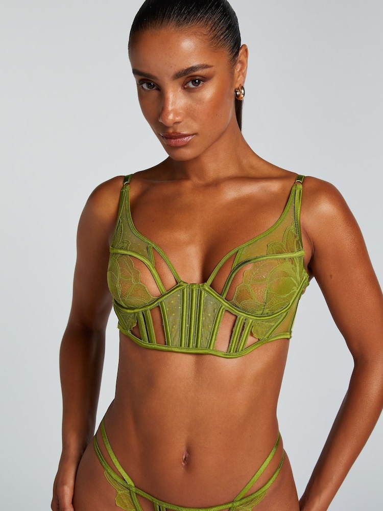 Hunkemöller Billie Non Padded Underwired Longline Bra - Image 1 of 5