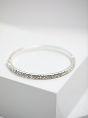 Jon Richard Silver Plated Pave Bangle - Image 2 of 4