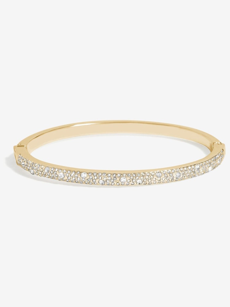 Jon Richard Gold Plated Pave Bangle - Image 1 of 4