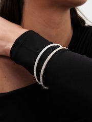 Jon Richard Gold Plated Pave Bangle - Image 3 of 4