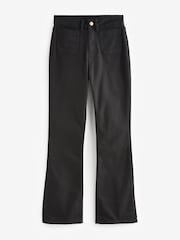 LK Bennett Millie High Waist Patch Pocket Kickflare Black Jeans - Изображение 4 из 4
