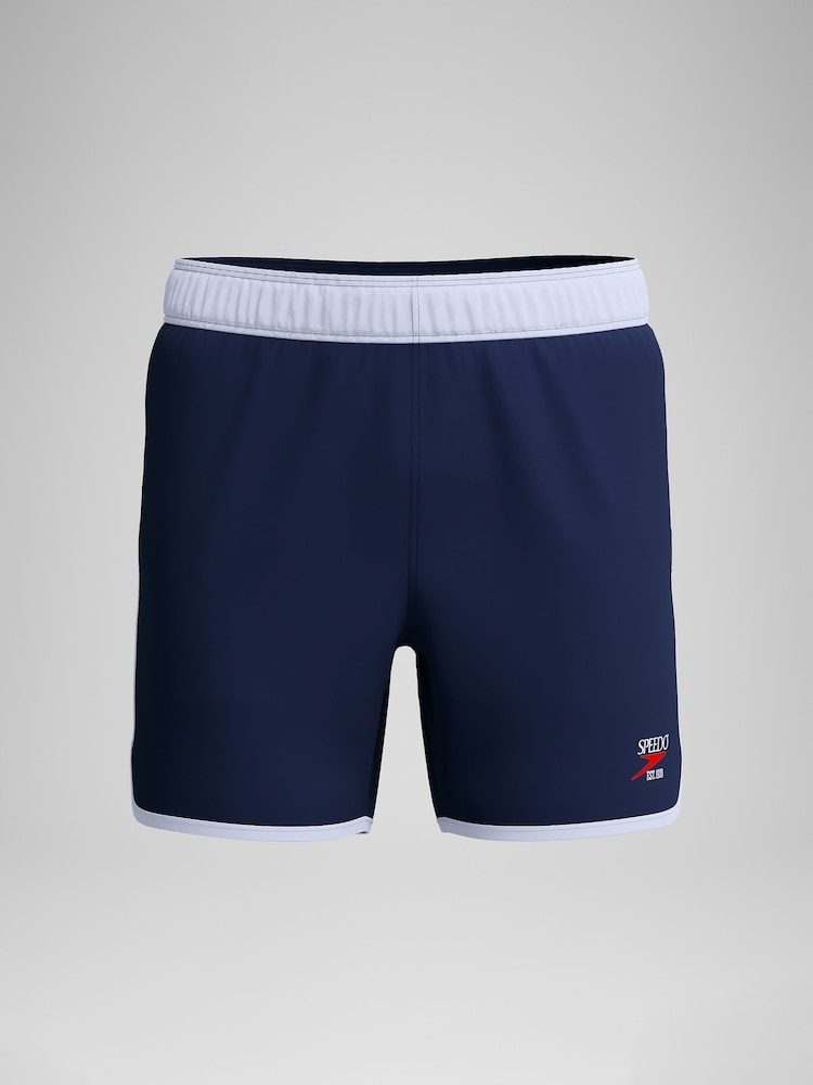 Speedo Blue Logo Volley 16" Swim Shorts - Image 5 of 6