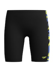 Speedo Black Hyperboom Panel Jammer Shorts - Image 1 of 6
