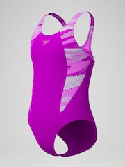 Speedo Pink Hyperboom Splice Muscleback Swimsuit - Image 5 of 5