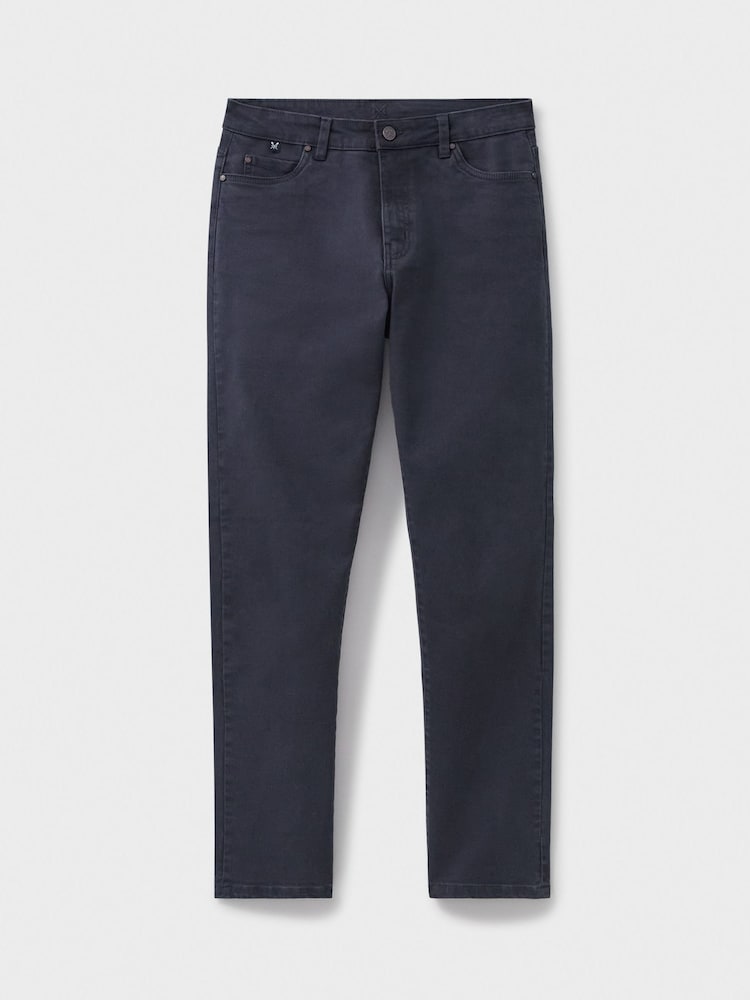 Crew Clothing Blue Brompton Trousers - Image 5 of 5