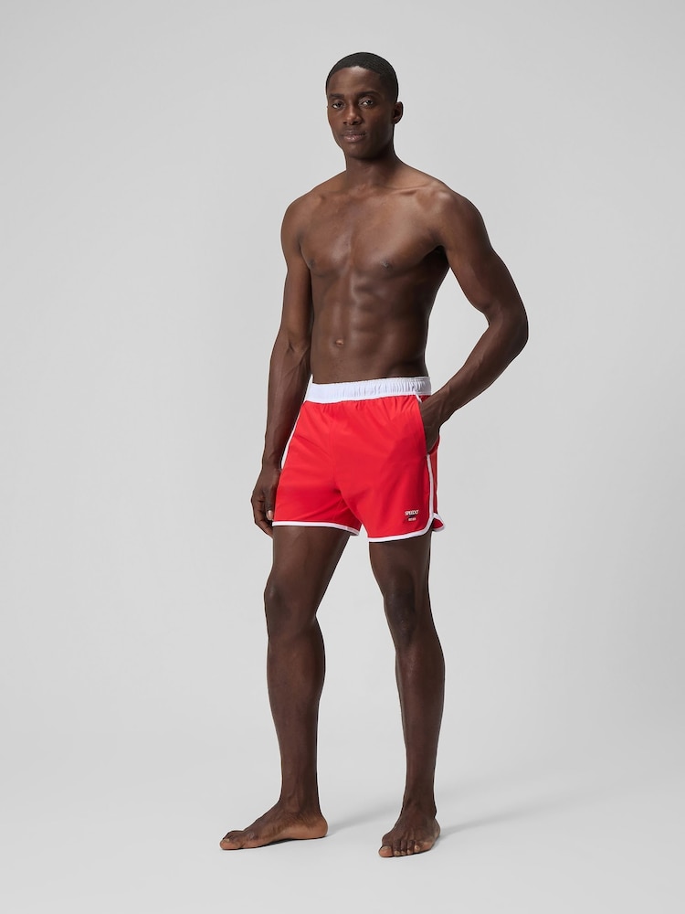 Speedo Red Logo Volley 16" Swim Shorts - Image 2 of 6