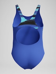 Azul - Bañador con espalda de nadador y diseño dividido Hyperboom de Speedo - Imagen 4 de 5