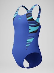 Azul - Bañador con espalda de nadador y diseño dividido Hyperboom de Speedo - Imagen 5 de 5