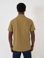 بني - قميص بولو بيكيه قطن 100% من Crew Clothing - صورة 2 من 5