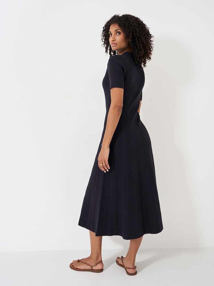 Crew Clothing Dark Blue Poppy Knit Dress - Image 2 of 5