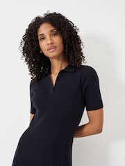 Crew Clothing Dark Blue Poppy Knit Dress - Image 4 of 5