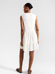 Hobbs White 100% Cotton Soho Dress - Image 2 of 4