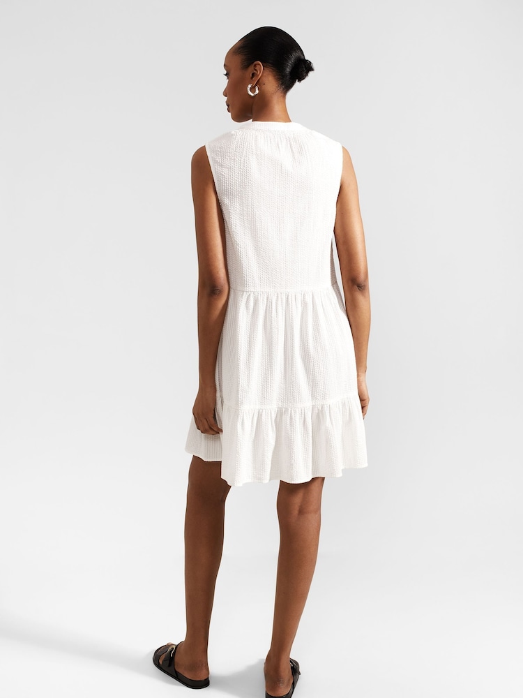 Hobbs White 100% Cotton Soho Dress - Image 2 of 4