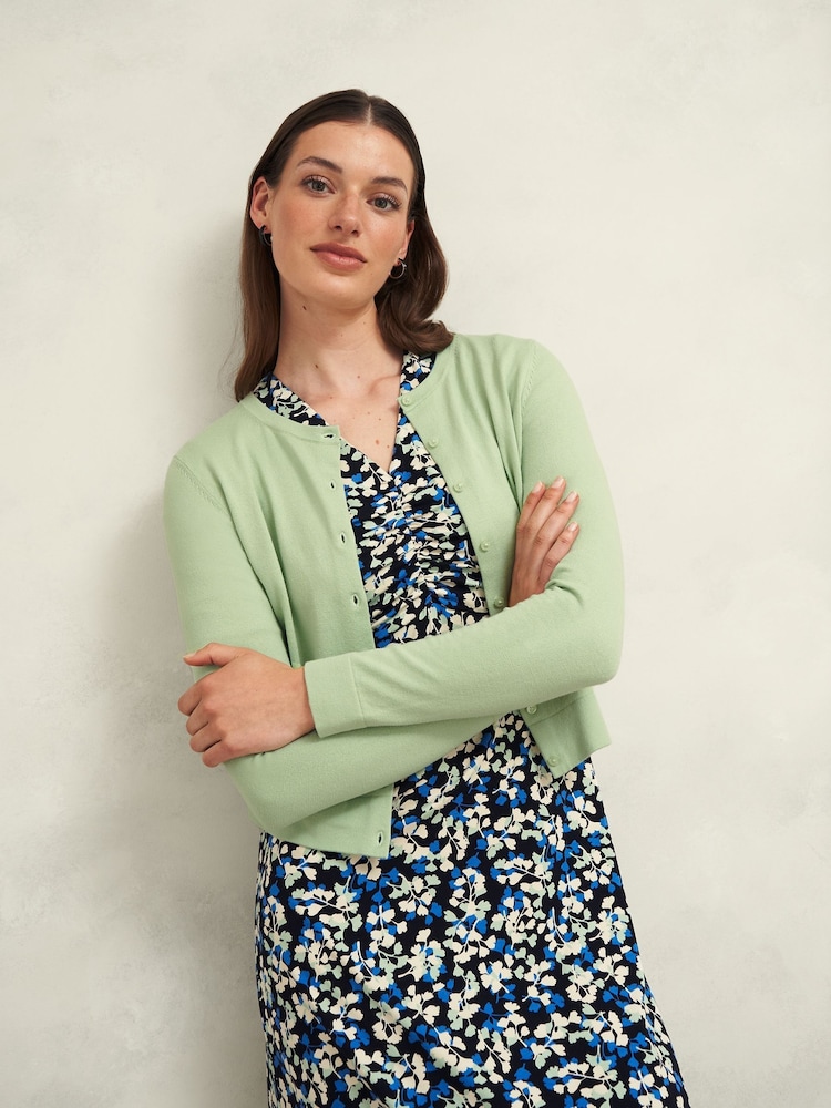 Hobbs Light Green Michelle Cardigan - Image 2 of 3