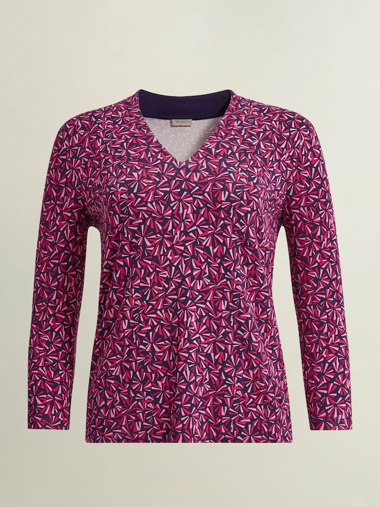 Rosa - Blusa estampada Hobbs Aimee - Imagem 4 de 4