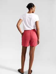Hobbs Pink 100% Cotton Allie Shorts - Image 2 of 4