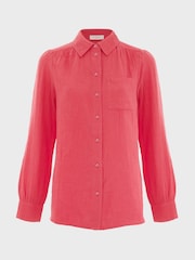 Hobbs Pink Jamie 100% Cotton Shirt - Image 4 of 4