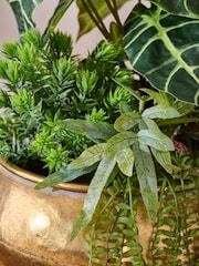 Green Artificial Succulent Arrangement - Image 2 of 4