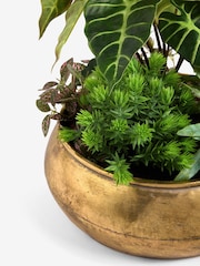 Green Artificial Succulent Arrangement - Image 4 of 4
