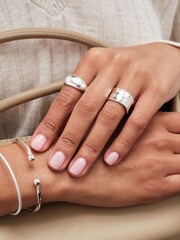 Simply Silver Silver Tone Sterling 925 Chunky Polished Ring - Image 3 of 3