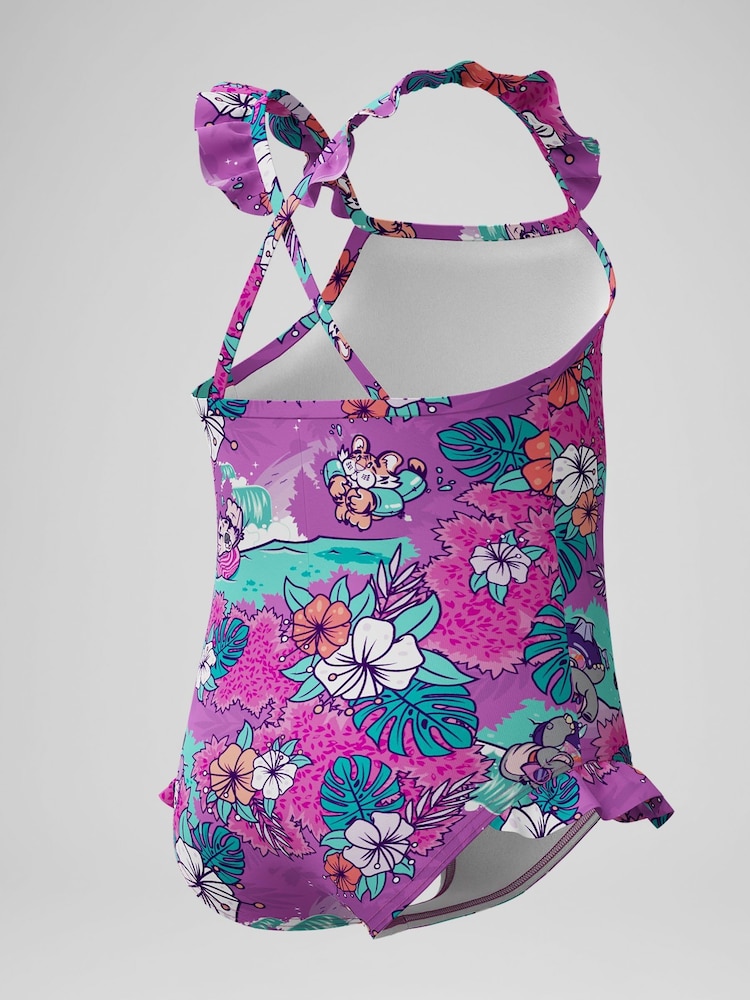 Speedo Learn To Swim Printed Frill Thinstrap Swimsuit - Bild 5 von 5
