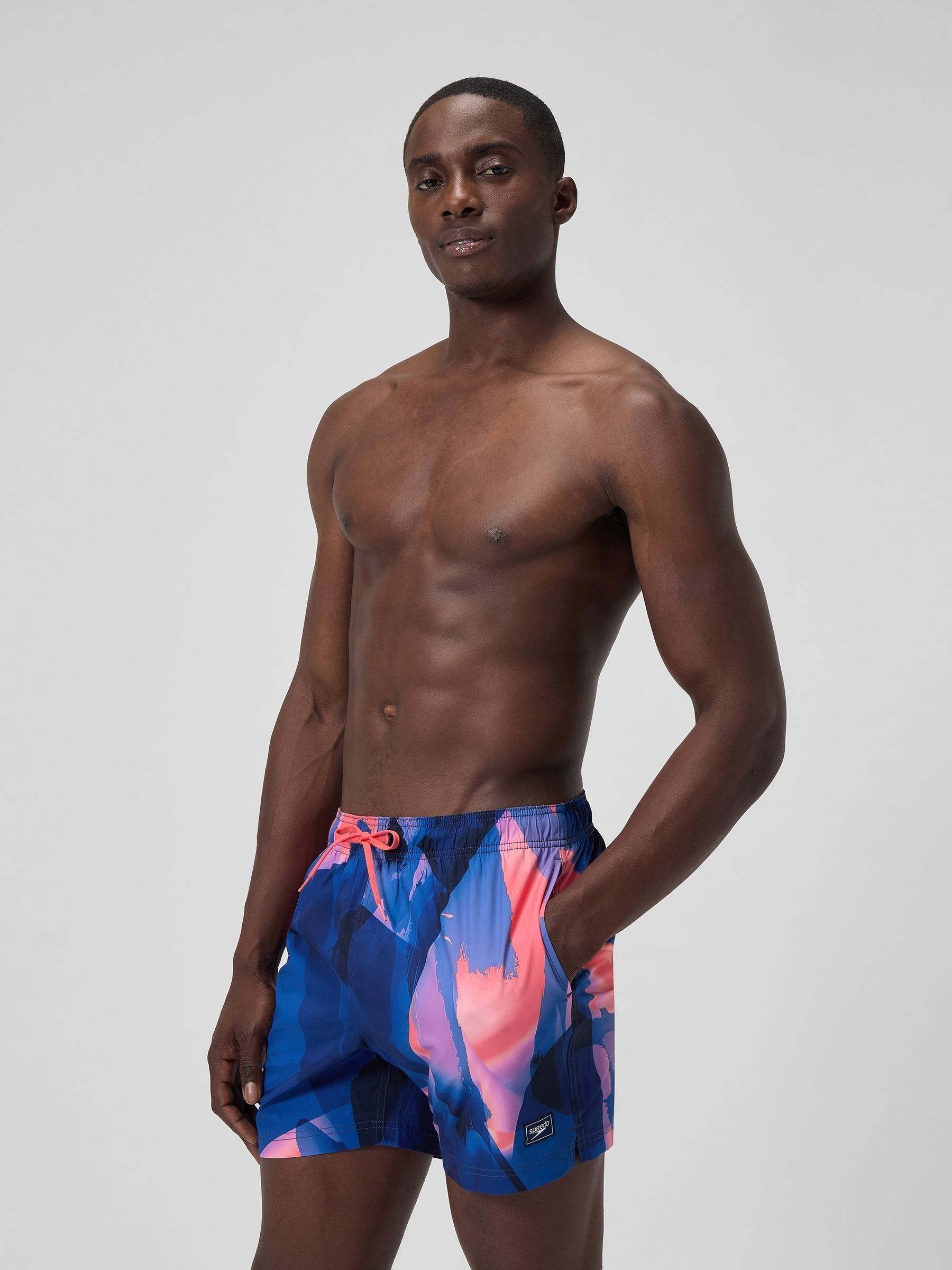 Buy Speedo Blue Print Redondo Edge Volley 16