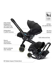 Doona Nitro Black Car Seat and Stroller - Image 4 of 7