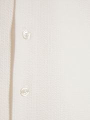River Island White Boys Seersucker Shirt - Image 3 of 3