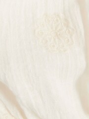 River Island White Girls Boho Bardot Blouse - Image 4 of 4