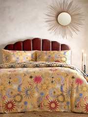 Furn Gold Rust Ethereal Star Celestial Duvet Cover Set - Image 4 of 4