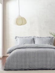 Yard Barton apdrukāts krāsaini rūtains Gultas veļas komplekts - Attēls 5 no 5