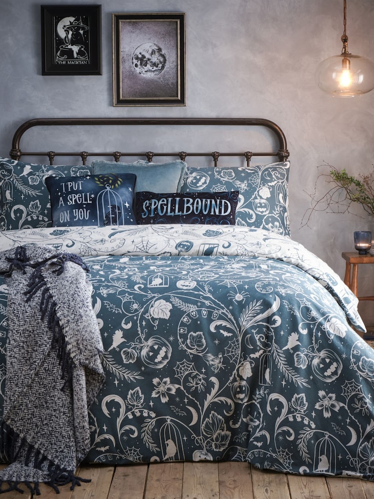 Furn Blue Spellbound100% Cotton Duvet Cover Set - Image 1 of 5