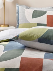 HÖEM Dusk and Bronze Siresa Abstract Geometric Duvet Cover Set - Image 2 of 4