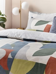 HÖEM Dusk and Bronze Siresa Abstract Geometric Duvet Cover Set - Image 3 of 4