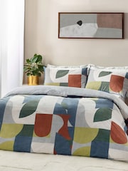 HÖEM Dusk and Bronze Siresa Abstract Geometric Duvet Cover Set - Image 4 of 4