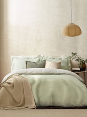 Yard Hebden Striped 100% Cotton Duvet Cover and Pillowcase Set - Imagen 1 de 5