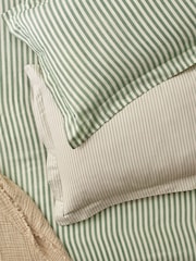 Yard Hebden Striped 100% Cotton Duvet Cover and Pillowcase Set - Imagen 5 de 5